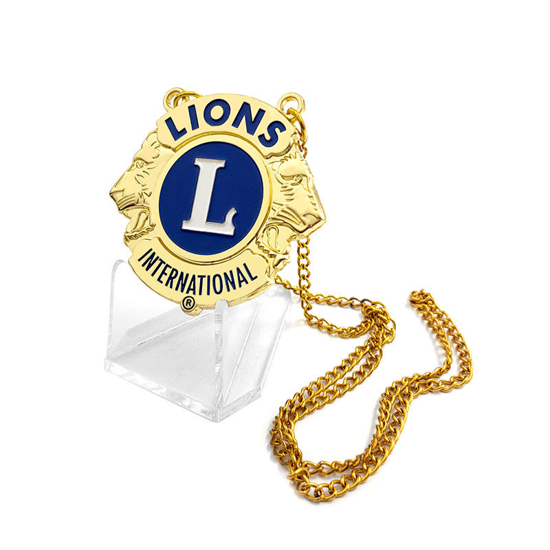 Custom Bright Brass Medals