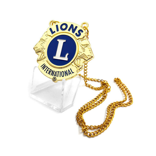 Custom Bright Brass Medals