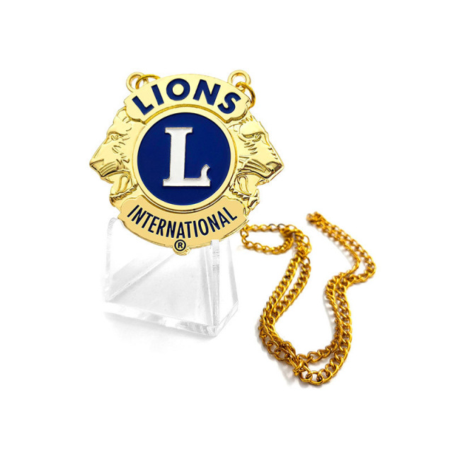 Custom Bright Brass Medals