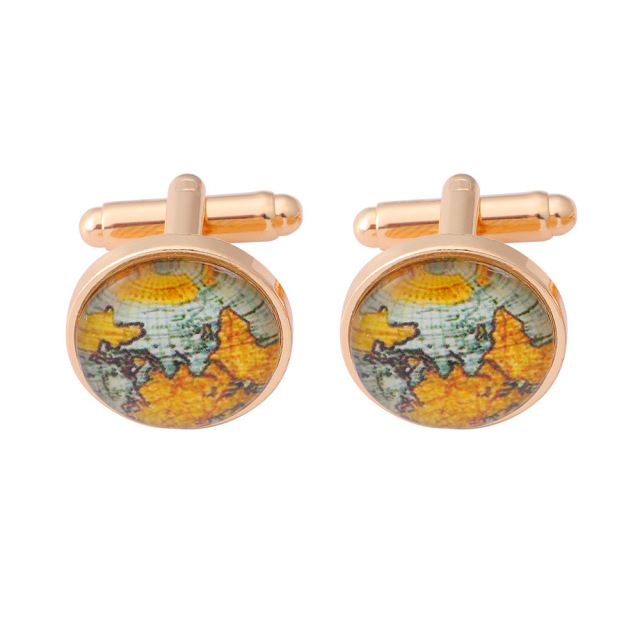 Custom Map Cuff Links