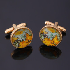 Custom Map Cuff Links