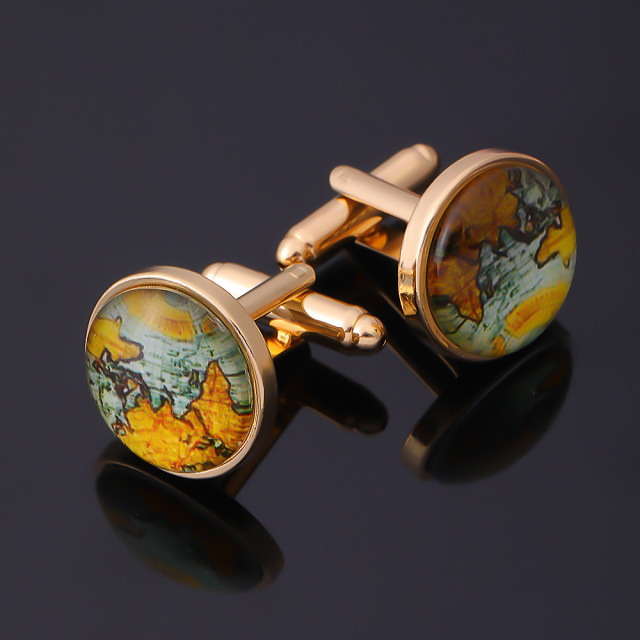 Custom Map Cuff Links