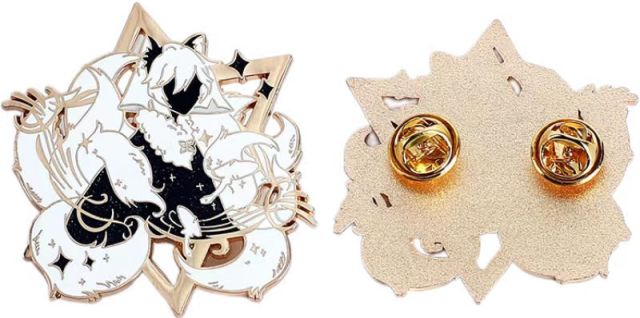 Custom Glitter Hard Enamel Pins