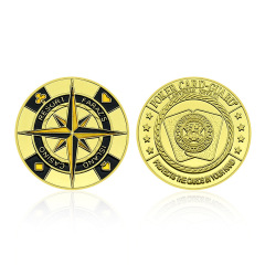 Custom Bright Brass Coins