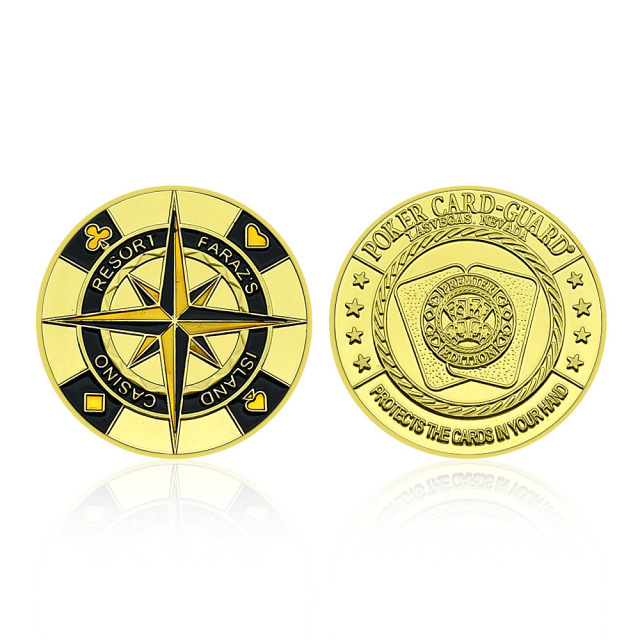 Custom Bright Brass Coins