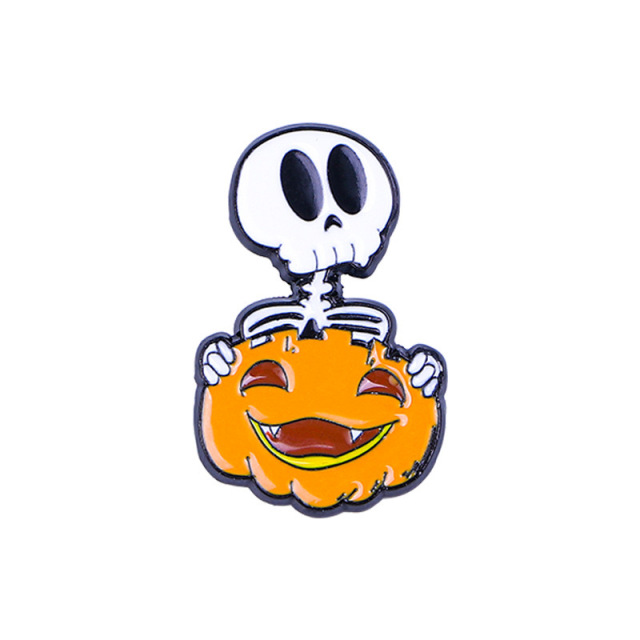 Custom Halloween Ghost Pumpkin Pin
