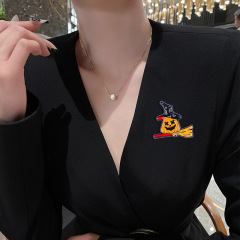 Custom Halloween Ghost Pumpkin Pin