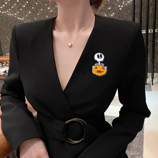 Custom Halloween Ghost Pumpkin Pin