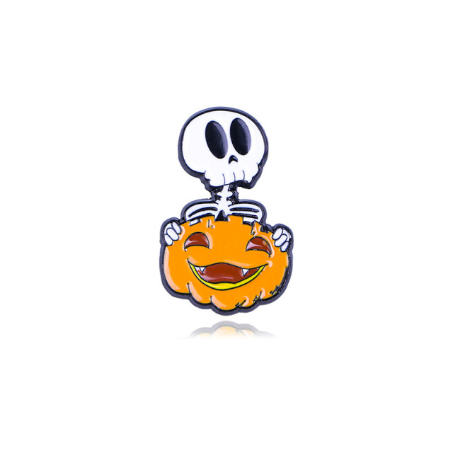 Custom Halloween Ghost Pumpkin Pin