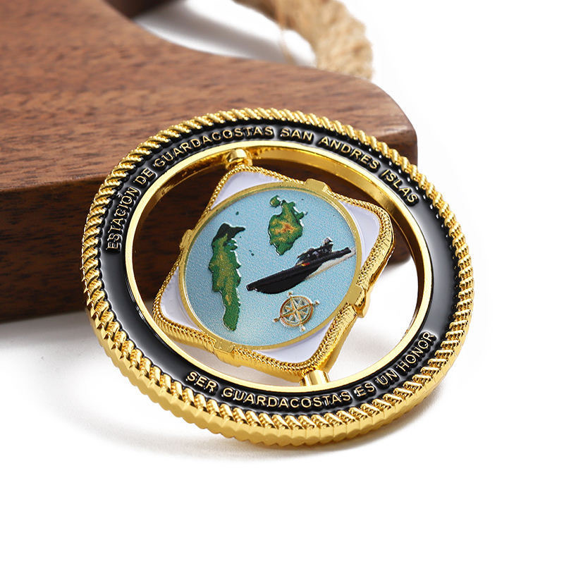 Custom Spin Challenge Coin