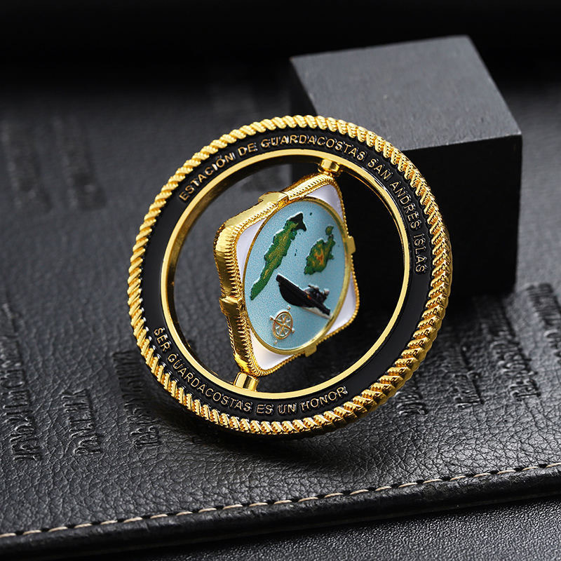 Custom Spin Challenge Coin