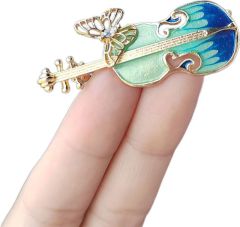 Custom Enamel Lute Pin