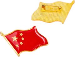 Custom Chinese Flag Badges