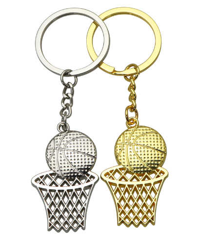 Custom Cutout Ball Keychain