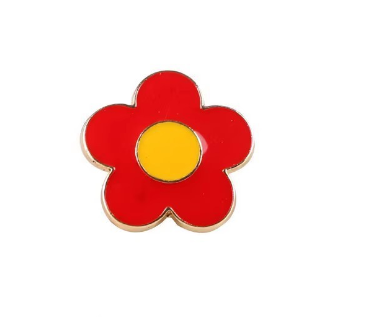 Custom Dove/Flower Soft Enamel Pin