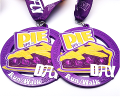 Custom Shaped Spray Painted Medal