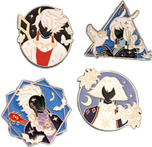 Custom Sky Children Of The Light Pins