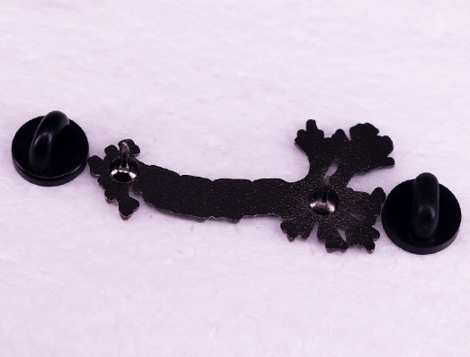 Custom Neuron Metal Badge