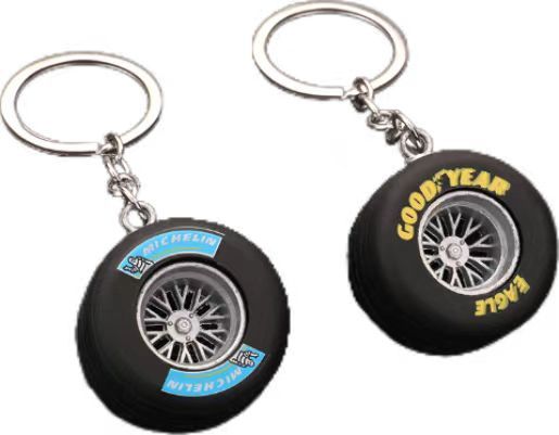 Custom Tire Keychain