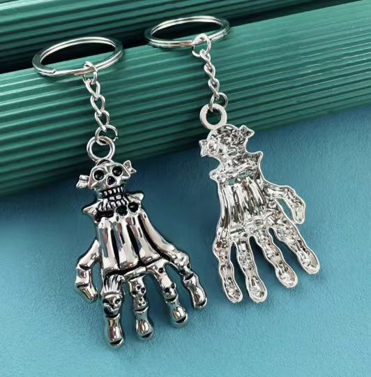 Custom Skeleton Hand Keychain
