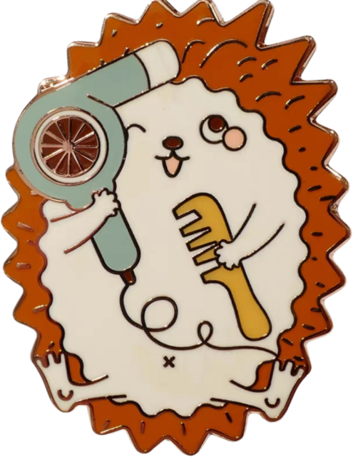 Custom Hedgehog Hard Enamel Pin