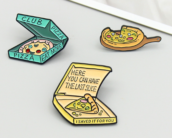 Custom Soft Enamel Pin Pizza
