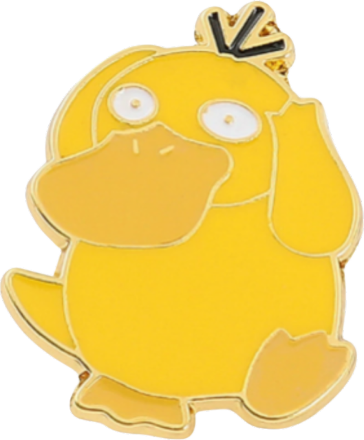 Custom Soft Enamel Pin Psyduck