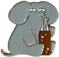 Bespoke Soft Enamel Pin Elephant