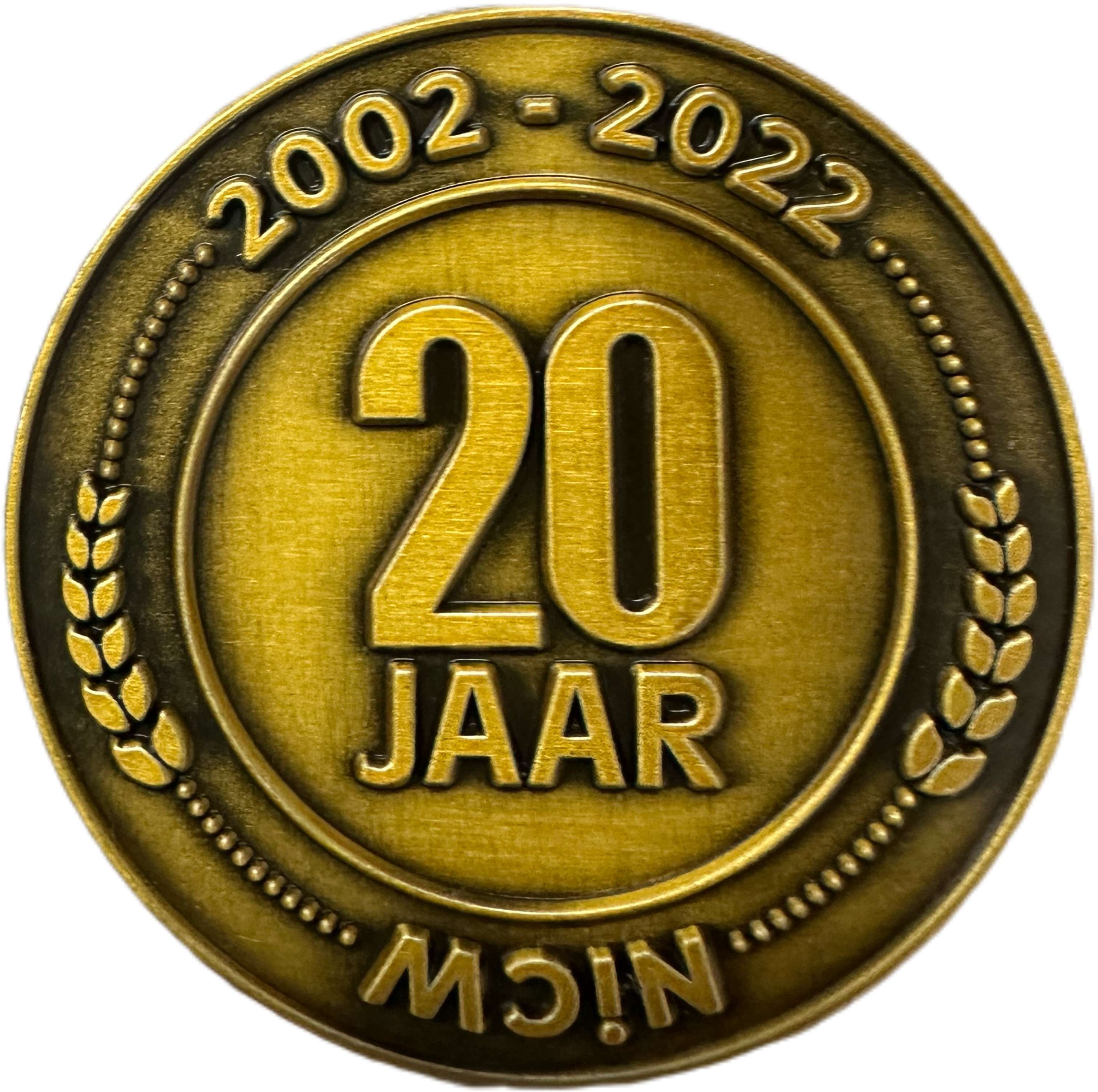 Custom Antique Gold Challenge Coin