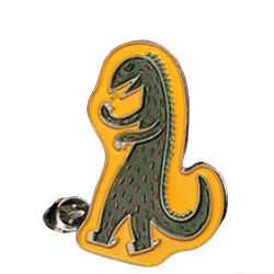 Custom Dinosaur Lapel Pin