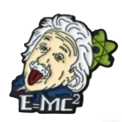 Custom Einstein Soft Enamel  Pin