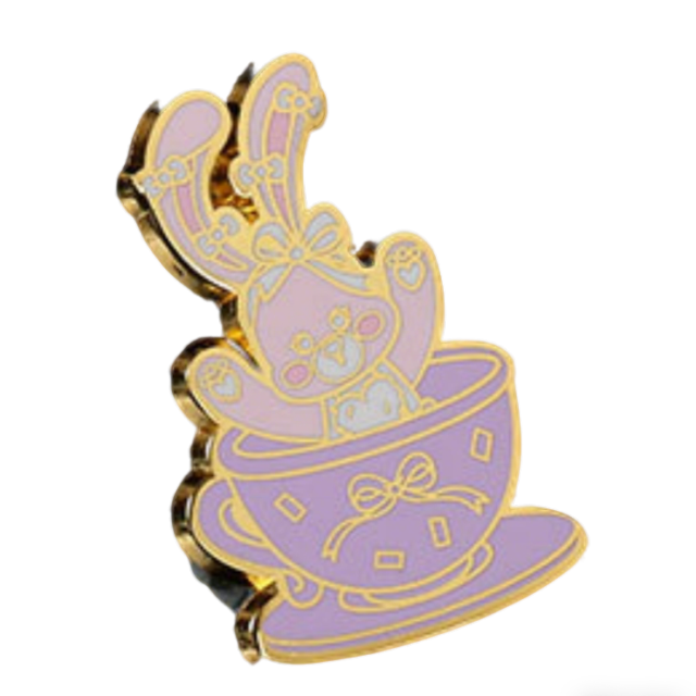 Custom Tea Cup Rabbit Pin