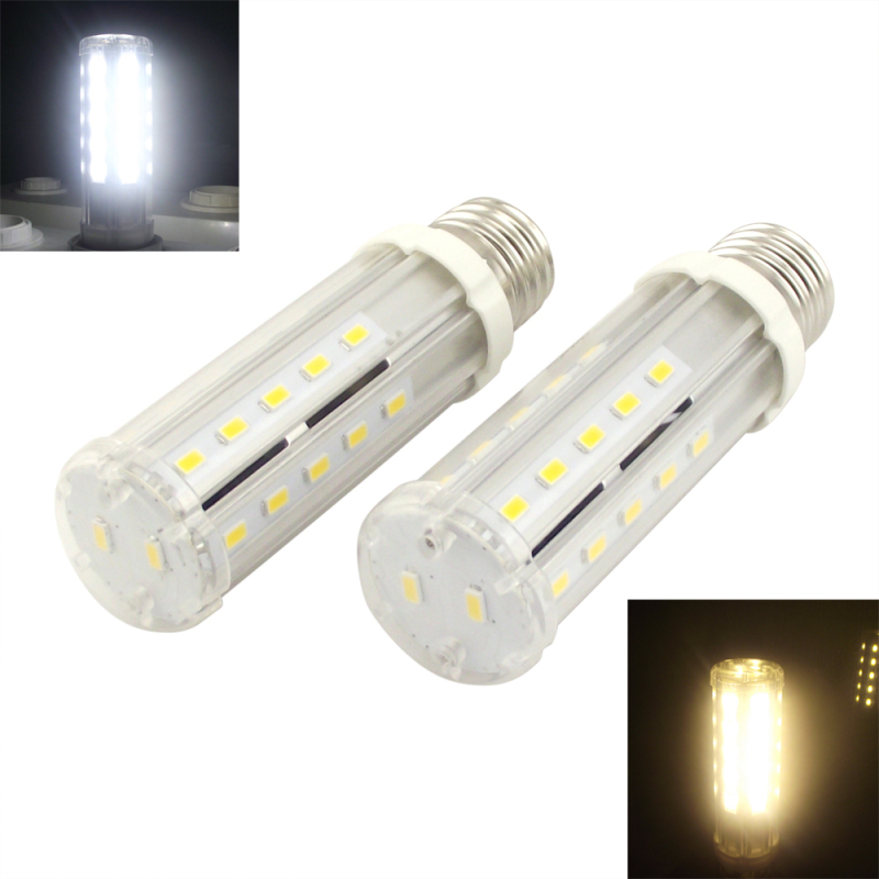 Medium Screw Socket E26/E27 Base T10 LED Tubular Light Bulb 10W/15W Warm White Daylight 85-265V AC Volts LED Corn Bulb (Pack of 2)