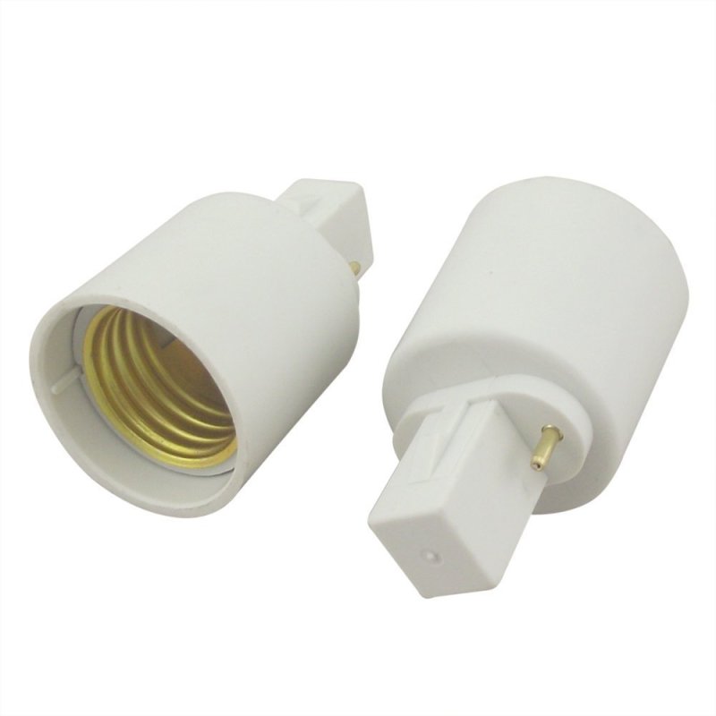 G23 to E27 Lamp Holder Converter G23 Socket Base for LED Halogen CFL Light Bulb Lamp Adapter G23 to E27, 10Pcs/lot