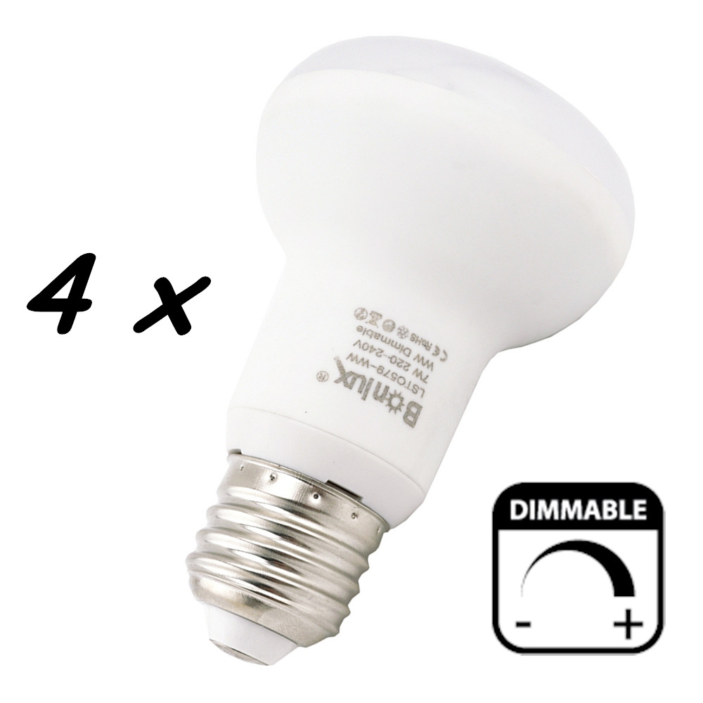Dimmable 7W E27 LED Reflector Lamp LED R63 Light Bulb 220V Umbrella ...