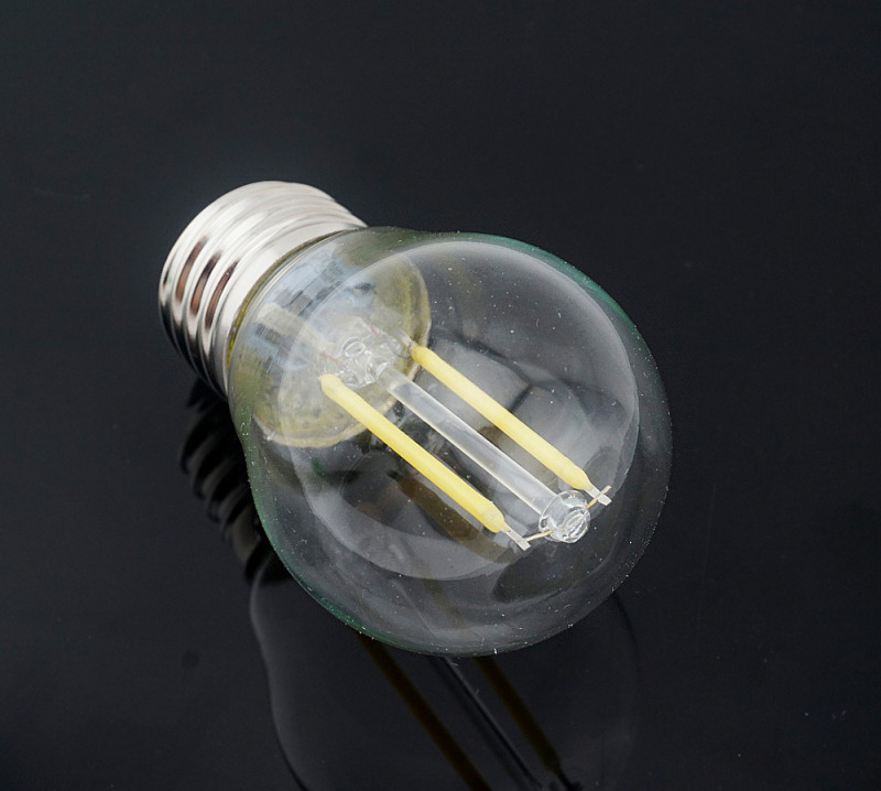 A15 Style Bulb G45 Mini LED Globe Bulb with Filament LED Tungsten Bulb 2W 4W E26 E27 Medium Screw Base 25W 40W Halogen Replace