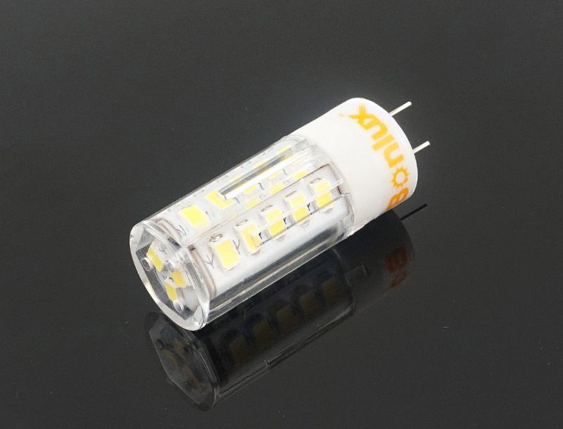 4W LED GY6.35 Bulb Light 110V 220V G6.35 LED Light Lamp 360 Degree Beam Angle Bulb with 25W 35W Halogen Bulb Replacement-Pack of 4