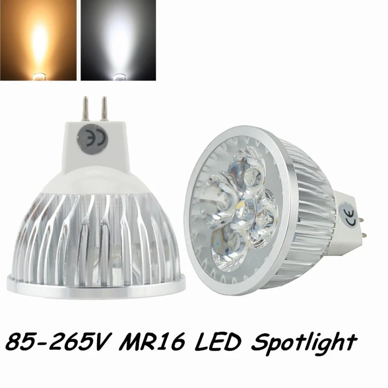 GU5.3 LED Bulb 4x1W Super Bright LED MR16 Spotlight 110V 220V  MR16 LED Bulb LED G5.3-Pack of 5