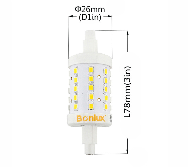 Dimmable R7S LED 78mm 118mm Light Bulb 5W 10W J78 J118 LED Corn Bulb Replace Halogen Security Floodlight 360 Degree Lighting