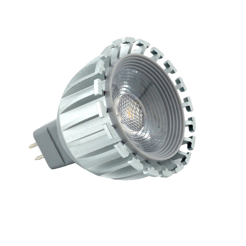 6W 12V G5.3 LED Light Bulb MR16 Bi-Pin Base Spotlight Lamp 500lm 38 Degree Beam Angle for Landscape Recessed Track Lighting-Pack of 5