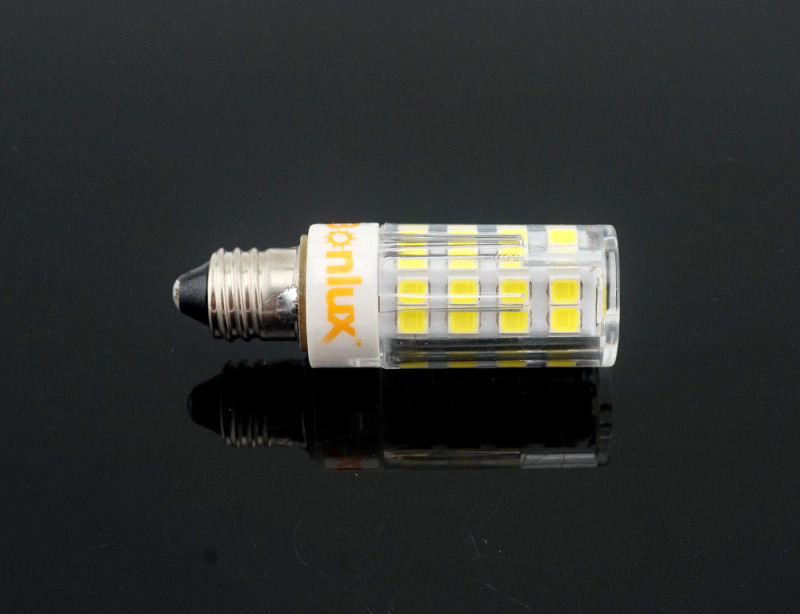 E11 LED Bulb Light 110V 4W Crystal Lamp 360 Degree 350lm LED E11 Light Replace 35W Halogen Bulb for Chandelier lighting-Pack of 4