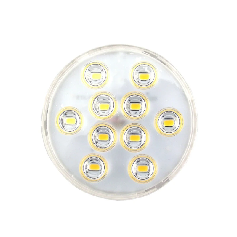 Gx53 LED Cabinet Light Bulb 5W Gx53 Replacement Bulb for Cabinet, Showcase, Exhibition, Shop showroom Lighting-Pack of 4