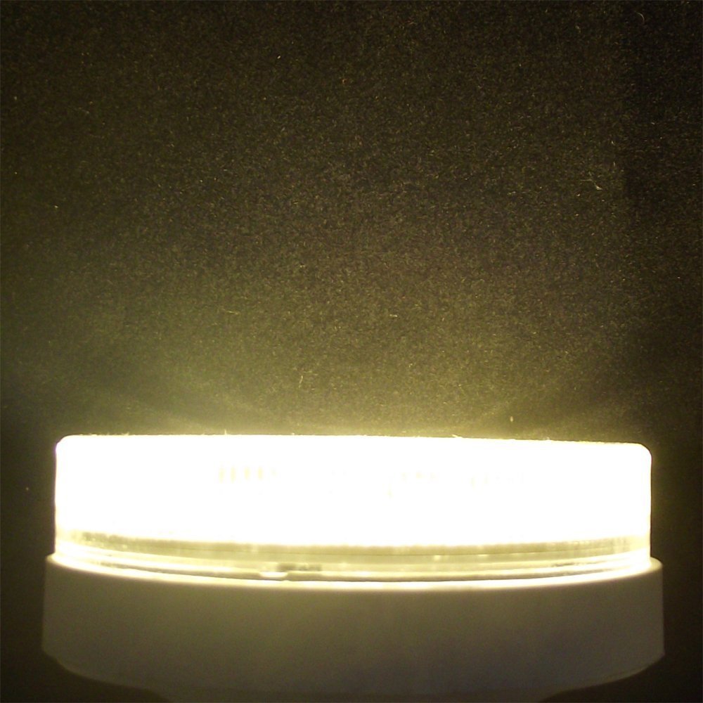 GX53 LED Cabinet Light 30PCS Epistar 5050SMD LED Chips 7W GX53 LED CFL Replacement Bulb for Ceiling Downlight Puck Light 2-Pack