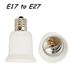 10PCS High Quality E17 to E26 E27 LED Lamp Light Base Socket Adapter Converter for E26 E27 LED Halogen CFL Bulb