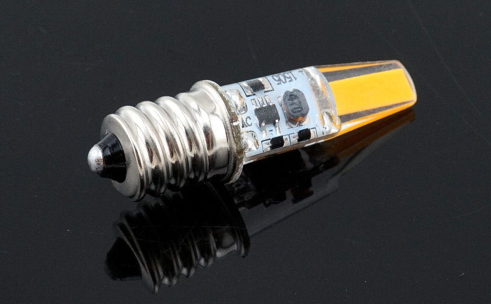 12V E12 LED Light Bulb 2W Omni-directional Candelabra Bulb 200lm E12 Base Bulb Lamp Mini Silicone LED Lights-Pack of 5