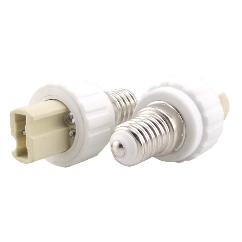 10PCS Free Shipping E14 to G9 Adapter Converter, E14 Socket Base for LED Halogen CFL Light Bulb Lamp Adapter E14 to G9