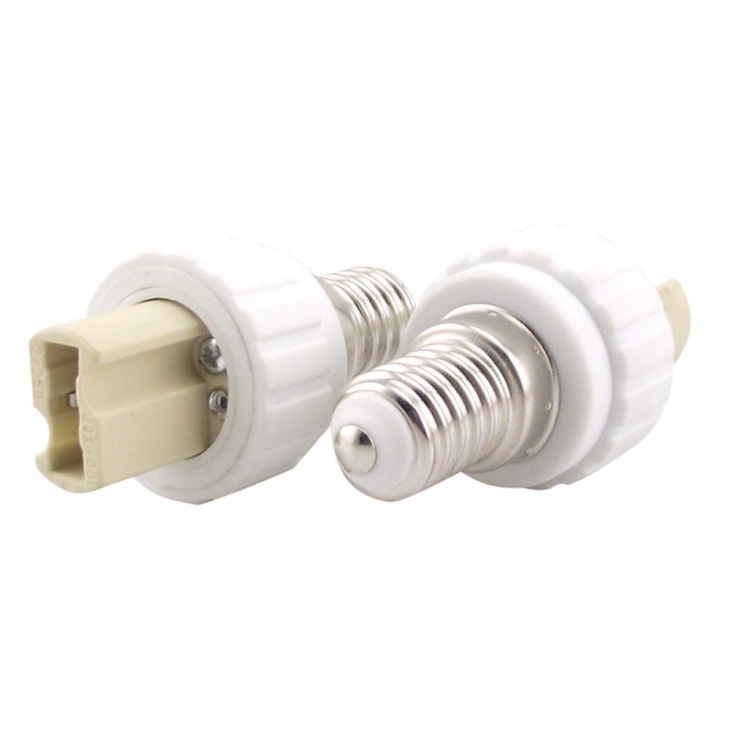 10PCS Free Shipping E14 to G9 Adapter Converter, E14 Socket Base for LED Halogen CFL Light Bulb Lamp Adapter E14 to G9