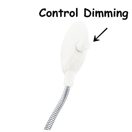 Dimmable LED Sewing Light 2W Bendable Working Light with Magnetic Mounting Base for Sewing Machine or Family Tailor Working