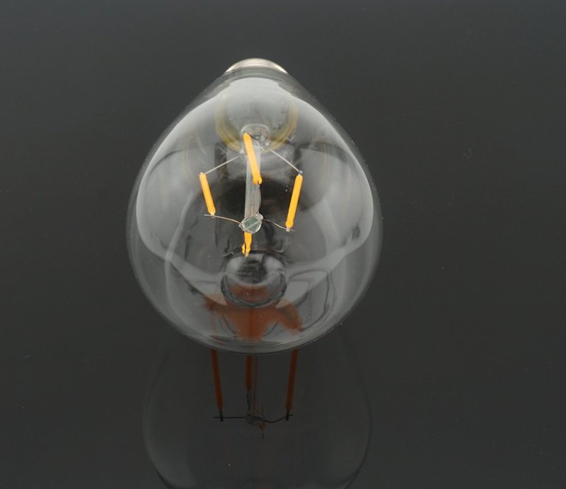 Dimmable ST64 LED Bulb 4W 8W E26/E27 Filament Light Bulb 110V/220V Vintage Edison Lamp Retro Transparent Glass Appearance