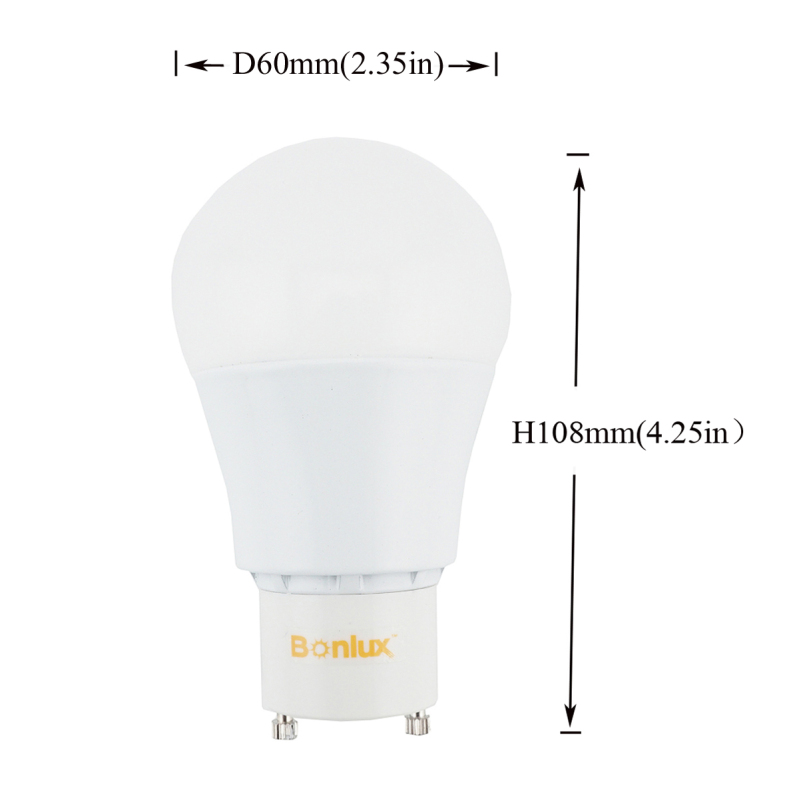 GU24 LED Bulb A19 Shape 5W 9W GU24 LED Light Bulb Pendants, Table Lamps, Display Lighting